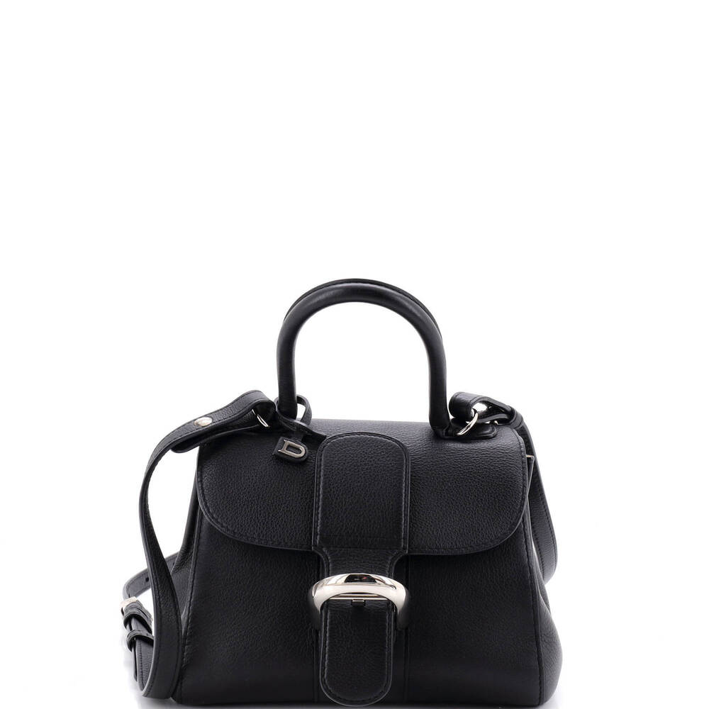 Delvaux Mini Brillant Top Handle Bag Leather